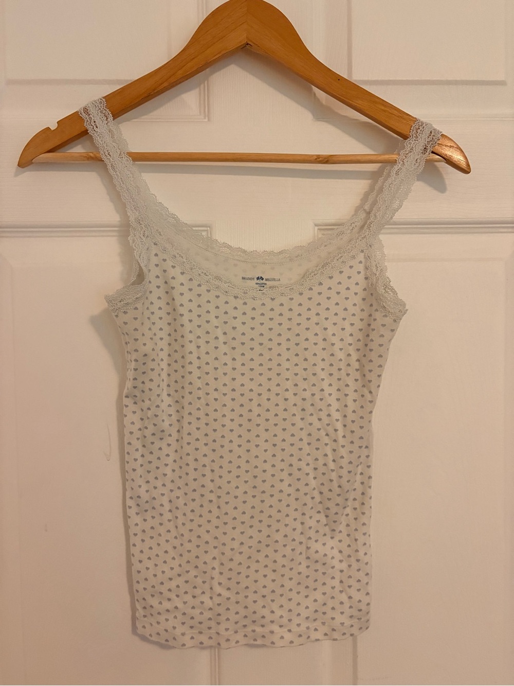 Brandy Melville Ronnie Hearts Lace Tank